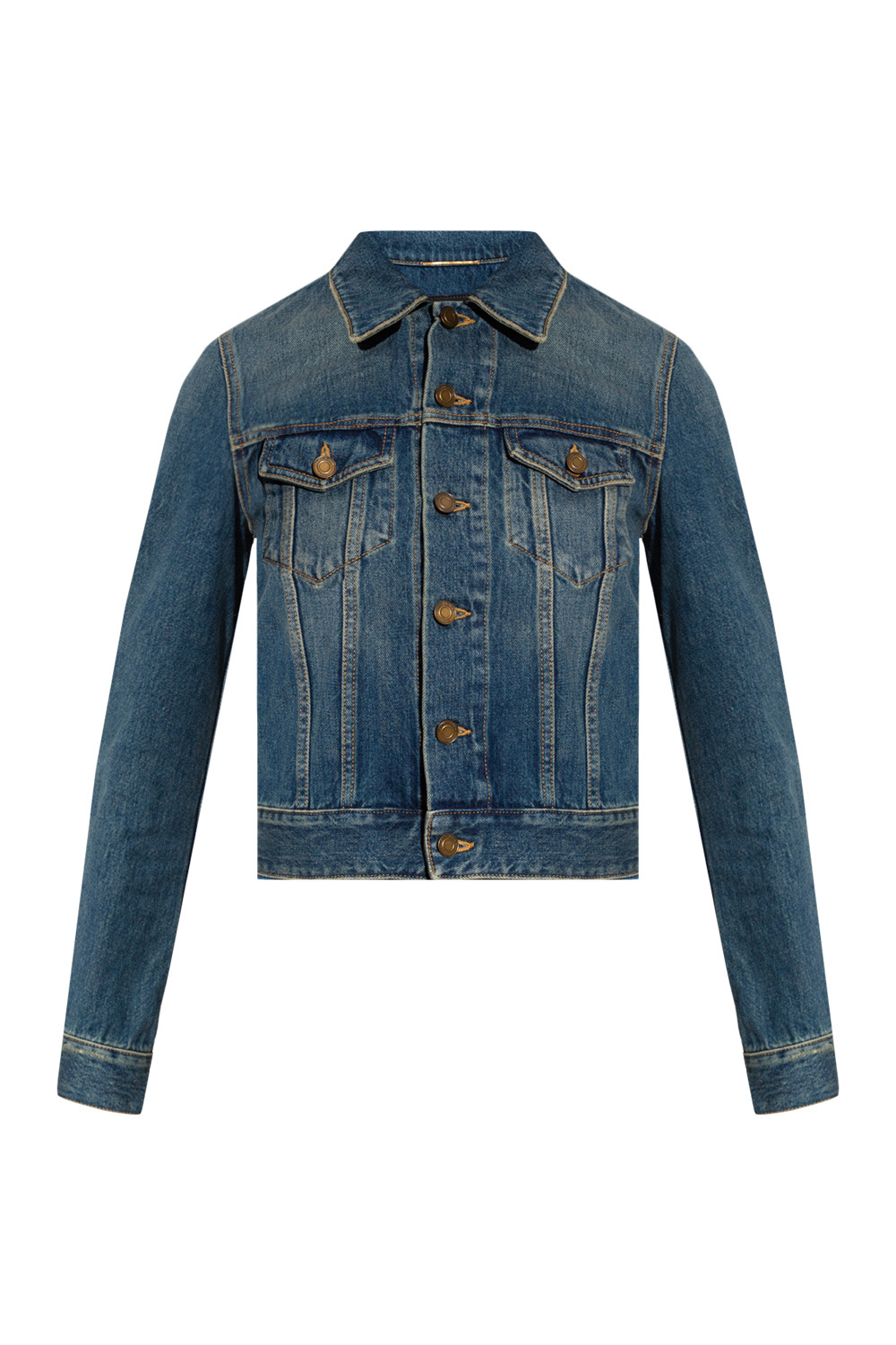 Saint laurent best sale denim jacket womens